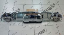 картинка Задний диффузор с комплектом насадок AMG стиль для GL W166 Хромированный тюнинг с доставкой для Вашего авто