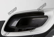 картинка Насадки глушителя от версии BMW X6M50D черные тюнинг с доставкой для Вашего авто