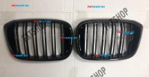 картинка BMW X3 G01 Решетка радиатора в стиле М черный лак тюнинг с доставкой для Вашего авто