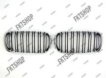 картинка Решетка радиатора для BMW X5/X6 F15/F16 M стиль Хром Кант тюнинг с доставкой для Вашего авто