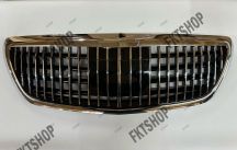 картинка Mercedes Benz S Class W222 Решетка радиатора в стиле Maybach Без надписи тюнинг с доставкой для Вашего авто