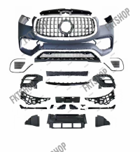 картинка Mercedes Benz GLS X167 Передний бампер GLS63 Night тюнинг с доставкой для Вашего авто