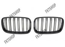 картинка Решетка радиатора для BMW X5 X6 E70 E71 Двойные черный лак тюнинг с доставкой для Вашего авто
