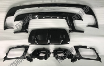 картинка Задний диффузор для Range Rover Velar в стиле R-Dynamic Black Pack тюнинг с доставкой для Вашего авто