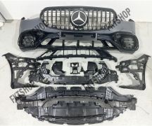 картинка Mercedes Benz S W223 Передний бампер S63 ЧЕРНЫЙ тюнинг с доставкой для Вашего авто